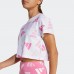 ADIDAS JC7710 ΠΑΙΔΙΚΗ ΒΑΜΒΑΚΕΡΗ ΜΠΛΟΥΖΑ T.Shirt ΚΟΡΙΤΣΙ ΛΕΥΚΗ-ΡΟΖ